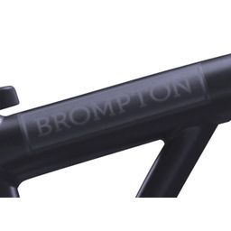Decal - Main frame Brompton logo - Black Edition (For black frames) (5053099001637)