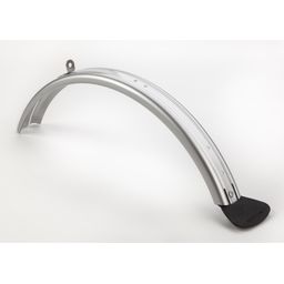Brompton Mudguard blade + flap only - Rear - L version (Silver) (5053099017034)