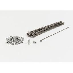 Brompton Spoke/nipple set 14g Double Butted - 145mm per stuk (5053099000647)