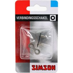 Simson kettingschakel normaal maat 1/2"x1/8" zwart (8711646208805)