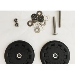 Brompton Eazy Wheel rollers with fittings - 5mm holes (Pair) (5053099003297)
