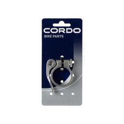 Cordo quick release voor zadelpen 34.9mm zilver