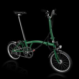 Brompton C-Line High Explore (H6L) Extended Naafdynamo, Racing Green