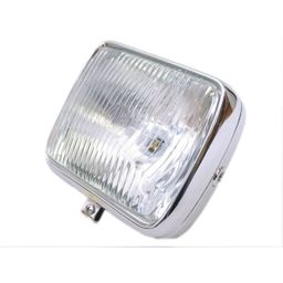 Koplamp vierkant zundapp chroom (8715705004803)