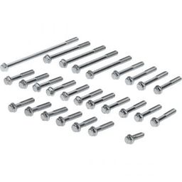 Honda Carter bout set motorblok chroom 27pcs past op mt, mtx, mb (8718336100623)