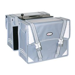Fastrider Dubbele tas trendy led flqc zilver (8712719968527)