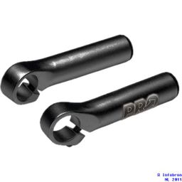 Bar ends Pro straight forged zwart (4710694870754)
