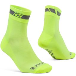 Gripgrab Socks - Cycle Summer Sock Hi-Vis, Regular Hi-Vis Yellow S (5708486112235)