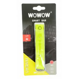 Wowow Reflectie ww arm/enkelband m/rode led geel (5425012438200)
