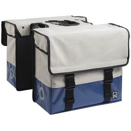 Willex Dubbele Canvas Tas Plus Natural/Blauw (5425023134269)