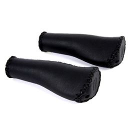 Velo handvatten leer ergo 135mm zwart (8717729486733)