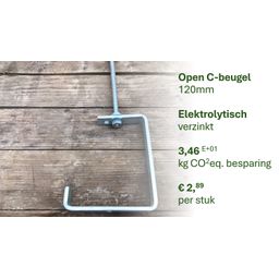 Open C-beugel 120mm