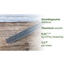 Scheidingsschot V van Geel  3000mm TV