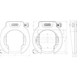 Abus Amparo Pro Ringslot 4750XL R ART2 Zwart 9/15 (4003318693540)