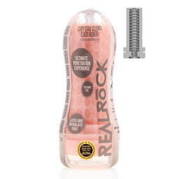 Realrock by shots Easy Rider - Textured Masturbator - Flesh (8714273045089)