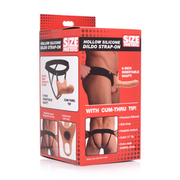 Xr brands SM - Holle Siliconen Dildo Strap-On (848518036476)