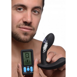Xr brands E-Stim Pro - Siliconen Vibrerende Prostaat Massager + Afstandsbediening (848518042637)