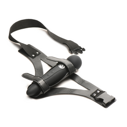 Xr brands Thunder Strap - Wand Thigh Harness - Zwart (848518052797)