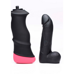Xr brands Mega Pounder Hand Held Thrusting Dildo (848518032829)