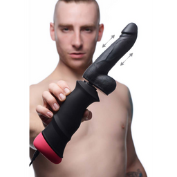 Xr brands Mega Pounder Hand Held Thrusting Dildo (848518032829)
