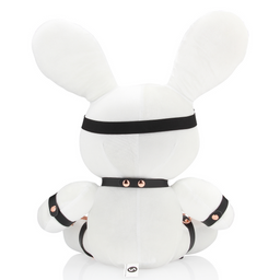S-line by shots Konijn Bondage - Velours - Groot - Wit (8714273055590)