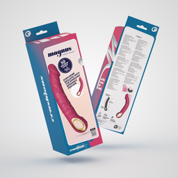 Crushious Magnus Bend - Realistische Flexibele Vibrator - Roze (7403254161092)