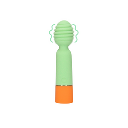 Loveline by shots Geribbelde Mini Vibrator met USB Oplader - Lente Salie (8714273049360)