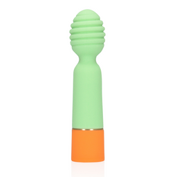 Loveline by shots Geribbelde Mini Vibrator met USB Oplader - Lente Salie (8714273049360)