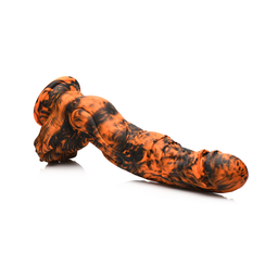 Xr brands Sabretooth - Silicone Dildo - Oranje/Zwart (848518051936)