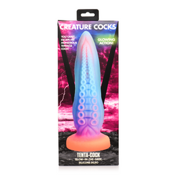 Xr brands Tenta-Cock - Glow-in-the-Dark Siliconen Dildo (848518053237)