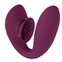 Innovation by shots Twitch 3 - Oplaadbare Vibrator en Suction - Bordeaurot (8714273054982)