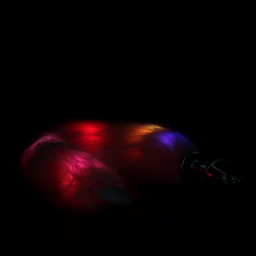 Ouch! by shots Lichtgevende vossenstaart met metalen buttplug (8714273047779)