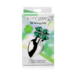 Xr brands Gelukkige Klaver Gem - Butt Plug - Groot (848518033734)