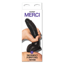 Doc johnson De Perfecte P-Spot Cock - 9.5 / 24 cm - Zwart (782421089887)