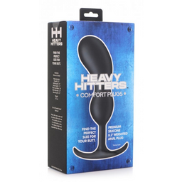 Xr brands Premium Siliconen Geweighted Prostate Plug - Extra Groot (848518044631)