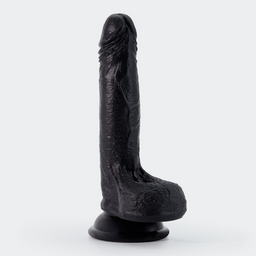 Crushious Inviktus - Vloeibare Siliconen Dildo - 7 / 19 cm - Zwart (7403254159327)