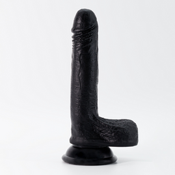 Crushious Inviktus - Vloeibare Siliconen Dildo - 7 / 19 cm - Zwart (7403254159327)