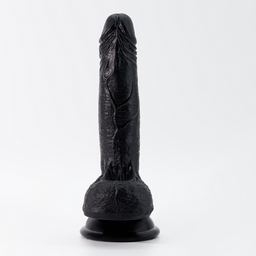 Crushious Inviktus - Vloeibare Siliconen Dildo - 7 / 19 cm - Zwart (7403254159327)