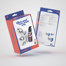 Crushious Bijou - Anal Wet Train Trio - 3 Jewel Plugs - Blauw (7403254151062)