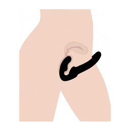 Xr brands Revolver - Strapless Strap-On G-Spot Dildo (848518016782)