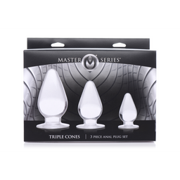 Xr brands Triple Cones - Anale Plug Set - 3 Stukken (848518037602)