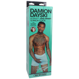 Doc johnson Damion Dayski - Realistic ULTRASKYN Dildo - 12 / 30 cm - Chocolade (782421087081)