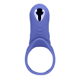 Loveline by shots Vibrerende Cockring met Clit Stimulatie - Tamiya Blauw (8714273044143)