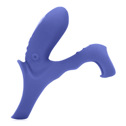 Loveline by shots Vibrerende Cockring met Clit Stimulatie - Tamiya Blauw (8714273044143)