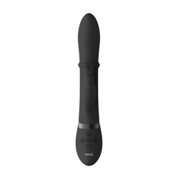 Vive by shots Halo - Ring Rabbit Vibrator - Zwart (8714273545022)