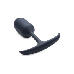 Xr brands Premium Siliconen Gewogen Anale Plug - Klein (848518037879)