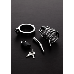 Steel by shots Attica Chastity Cage - 1.8 / 45mm (8714273781307)