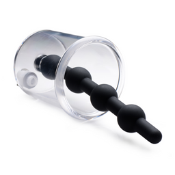 Xr brands Rosebud Cilinder met Siliconen Anale Parels (848518034847)
