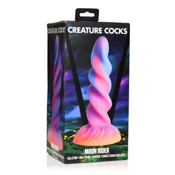 Xr brands Moon Rider - Glow-in-the-Dark Eenhoorn Dildo (848518053022)