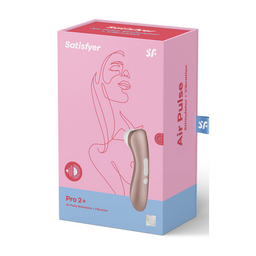 Satisfyer Pro 2Plus - Airpulse Stimulator en Vibration - Licht Goud (4049369016525)